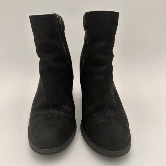 Timberland Black Earthkeepers Stratham Suede Leather Booties Size 9 - Picture 9 of 10